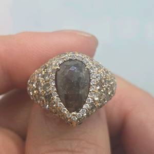 러프 다이아 반지