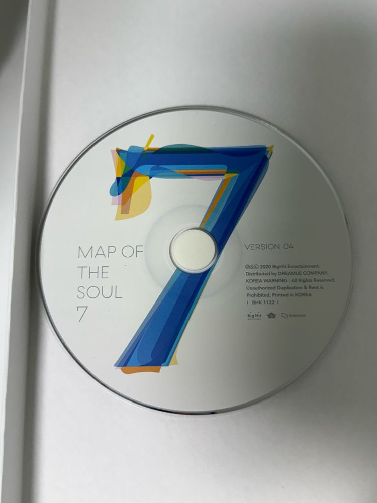 방탄 친필 싸인앨범 비매 맵오브더소울7 이미지