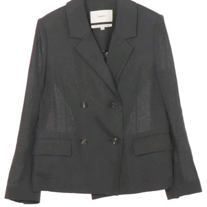 닐바이피 린넨100%블랙자켓