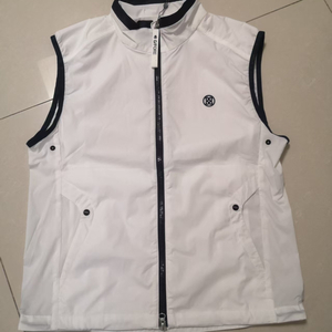 지포어 남성 베스트 지퍼 조끼 화이트 M사이즈(95)