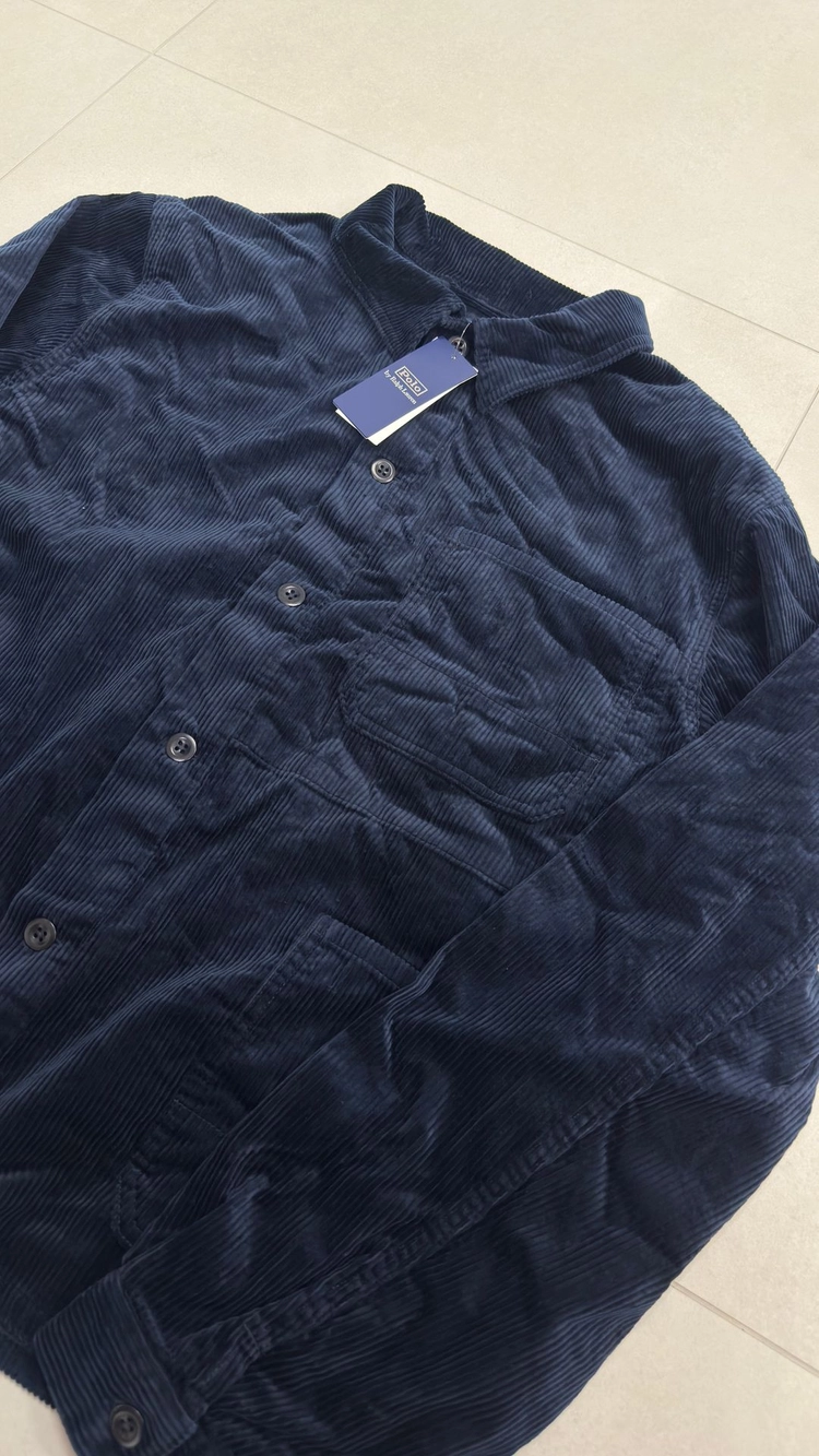 폴로 코듀로이 유틸리티 자켓 / 네이비 / L, XL 이미지