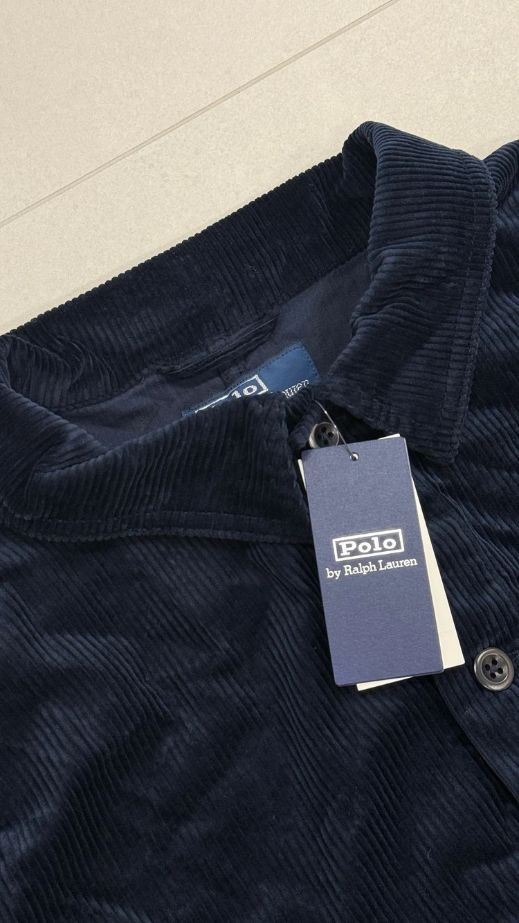 폴로 코듀로이 유틸리티 자켓 / 네이비 / L, XL 이미지