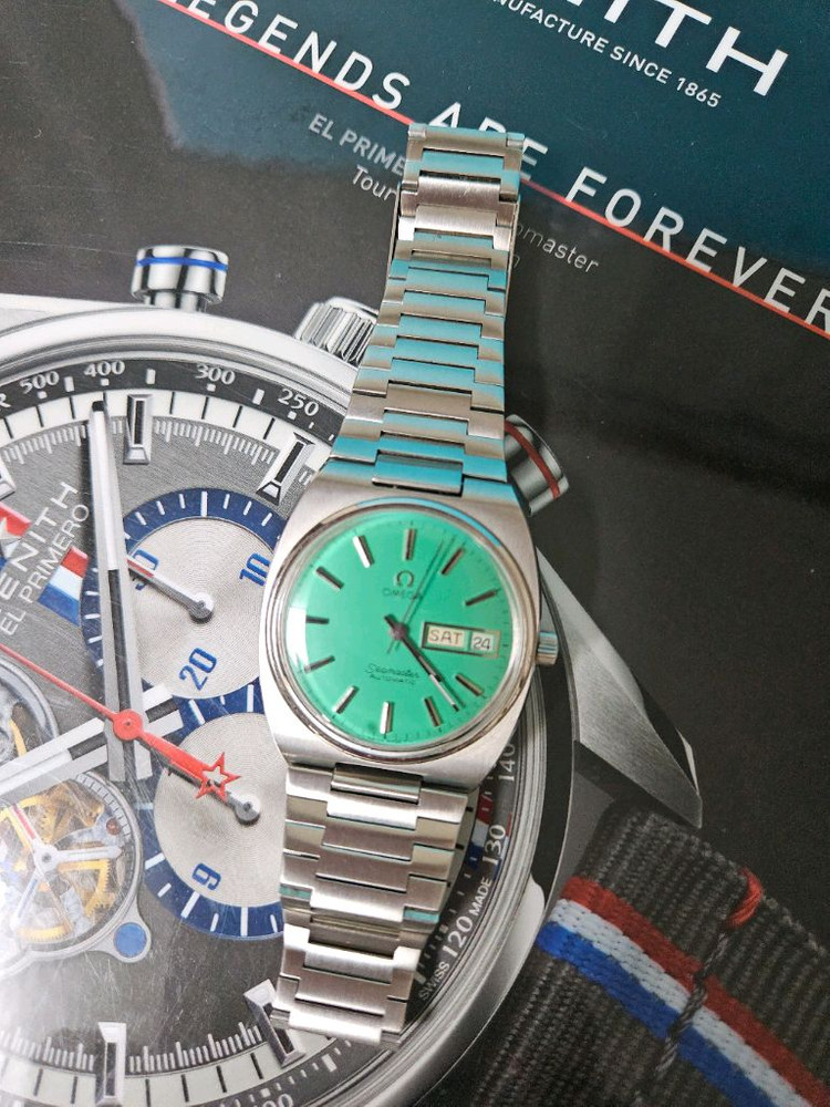 오메가 씨마스터 남성 자동메탈 시계/SWISS--8