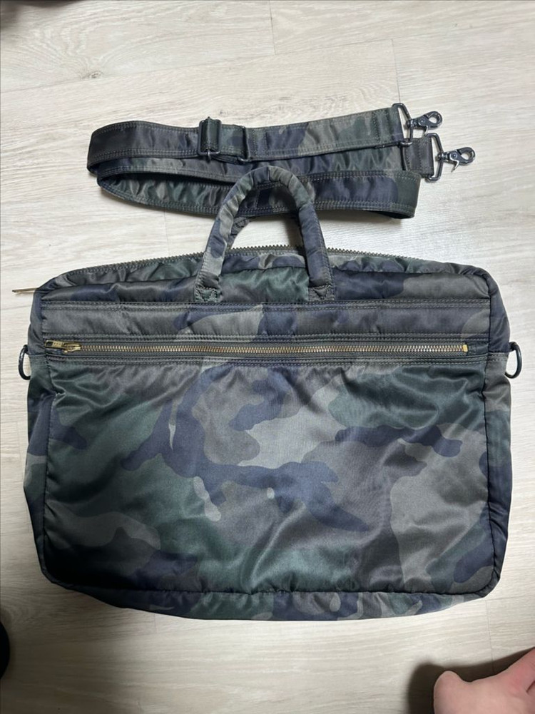 PORTER 요시다 포터 탱커 2way 브리프케이스 숄더백 카모 이미지