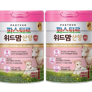 (익일발송) 위드맘 제왕 산양 1,2단계 750g 3캔