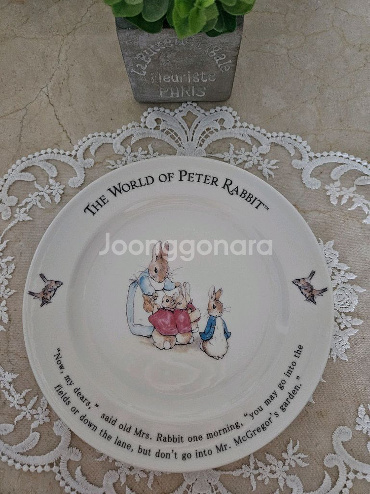 (새상품)일본 야마카 피터래빗 접시세트(5장) 판매해요(택포)--2