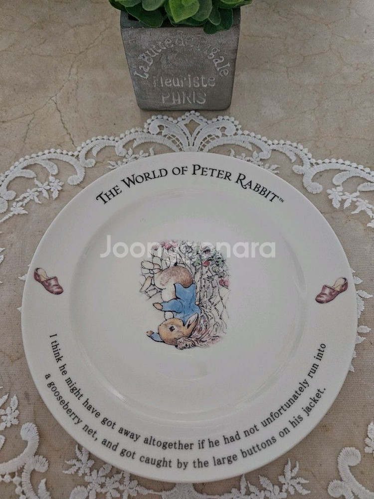 (새상품)일본 야마카 피터래빗 접시세트(5장) 판매해요(택포)--5