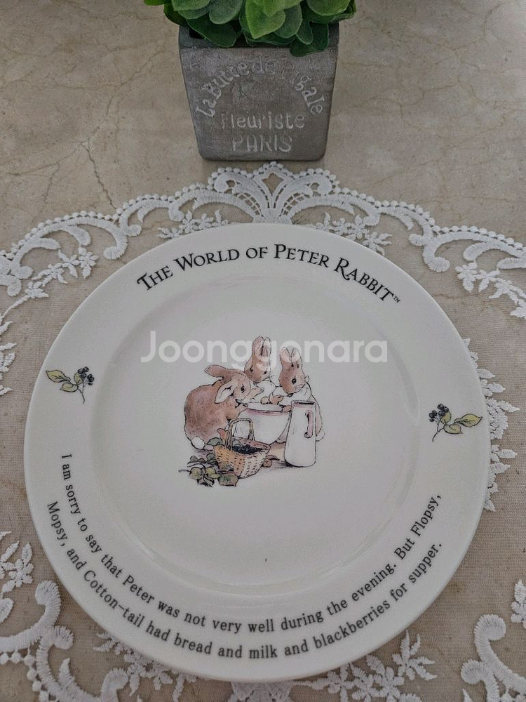 (새상품)일본 야마카 피터래빗 접시세트(5장) 판매해요(택포)--6