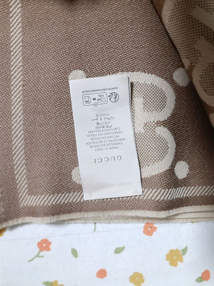 정품 구찌 GG 울 자카드 스카프 목도리 새제품 오늘만!! 이미지