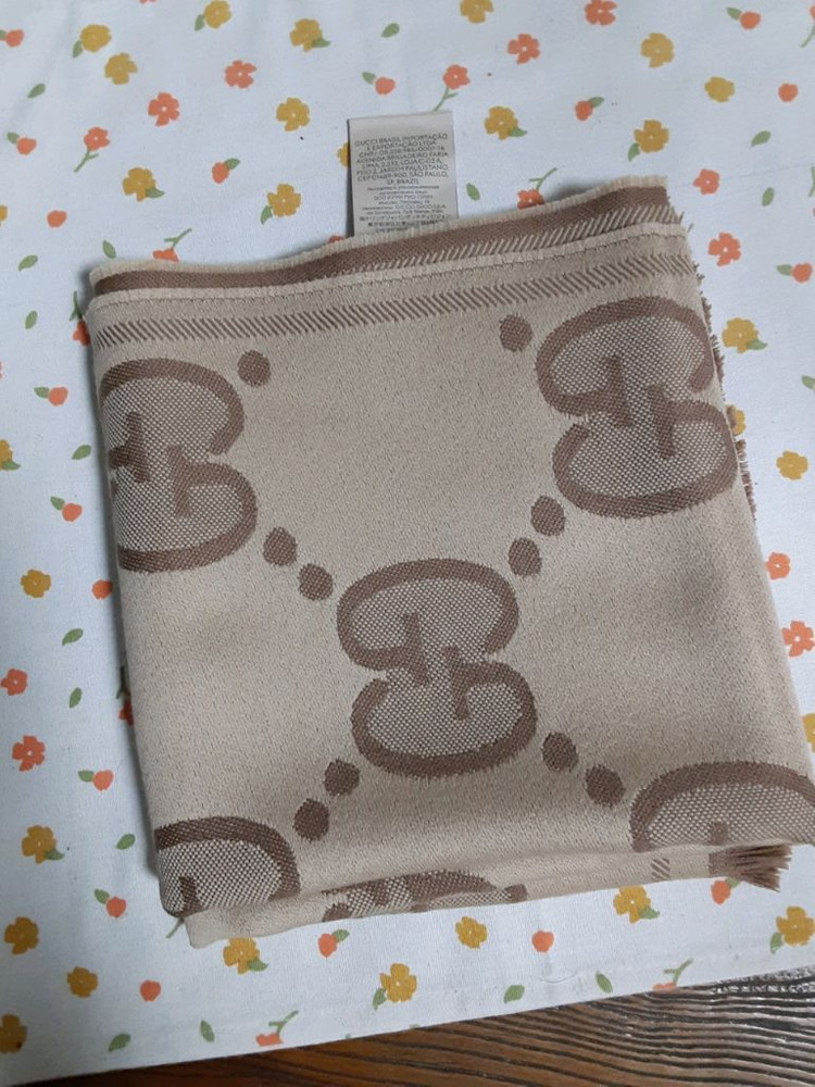 정품 구찌 GG 울 자카드 스카프 목도리 새제품 오늘만!! 이미지