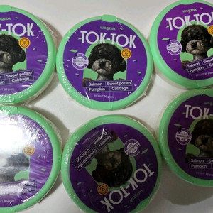 와그작 톡톡 미니 소형견 트릿 간식 연어, 30g, 6개