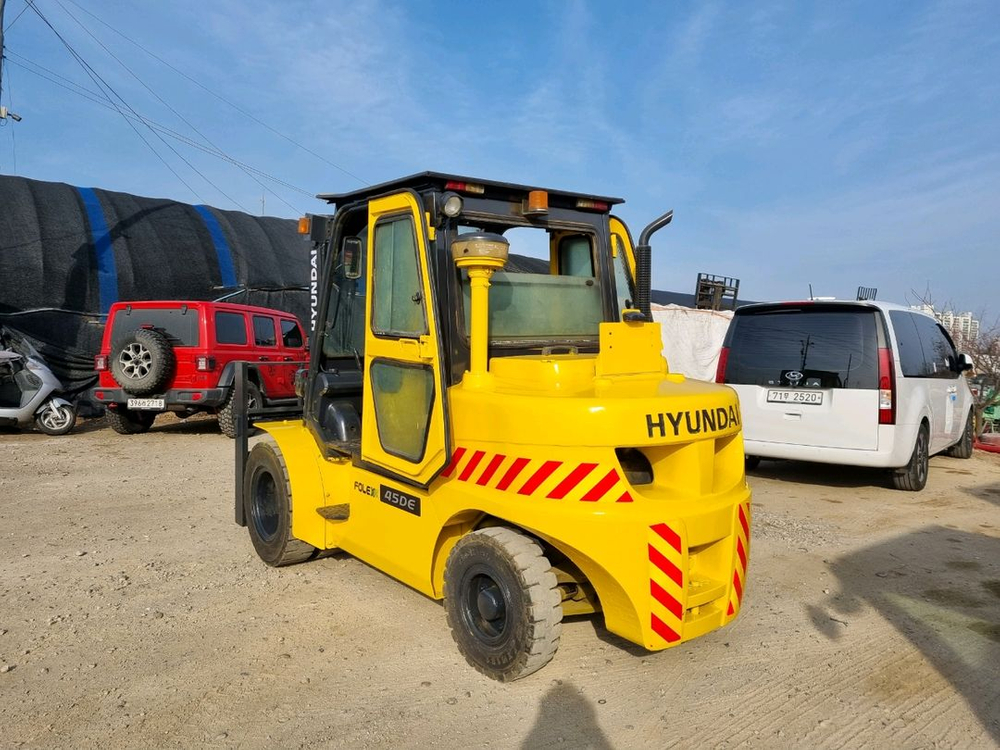 현대 포렉스 4.5톤 자동발 디젤중고지게차 이미지
