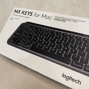 로지텍 MX KEYS for Mac 블랙 키보드 새제품