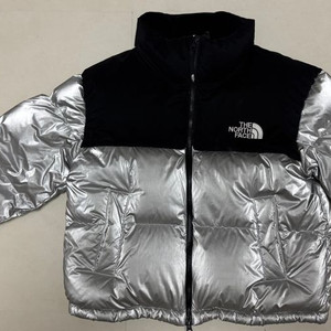 노스페이스 눕시패딩 실버 M 90사이즈 이미지