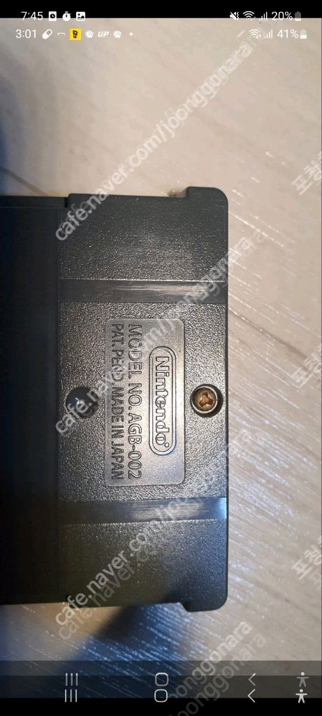 gba 게임보이 어드밴스 기기괴계 팔아요. 닌텐도사진에서 보는바와 같이 100%정품입니다.상태좋아여.. 당근 게임 이미지