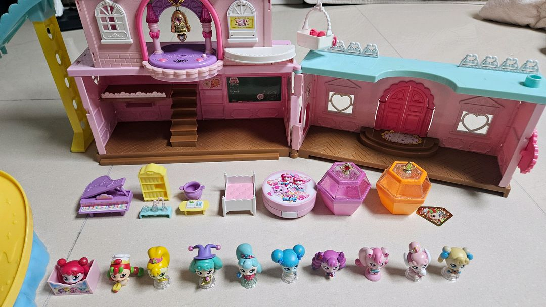 캐치티니핑 스쿨,놀이터,워터파크 세트 택포--3