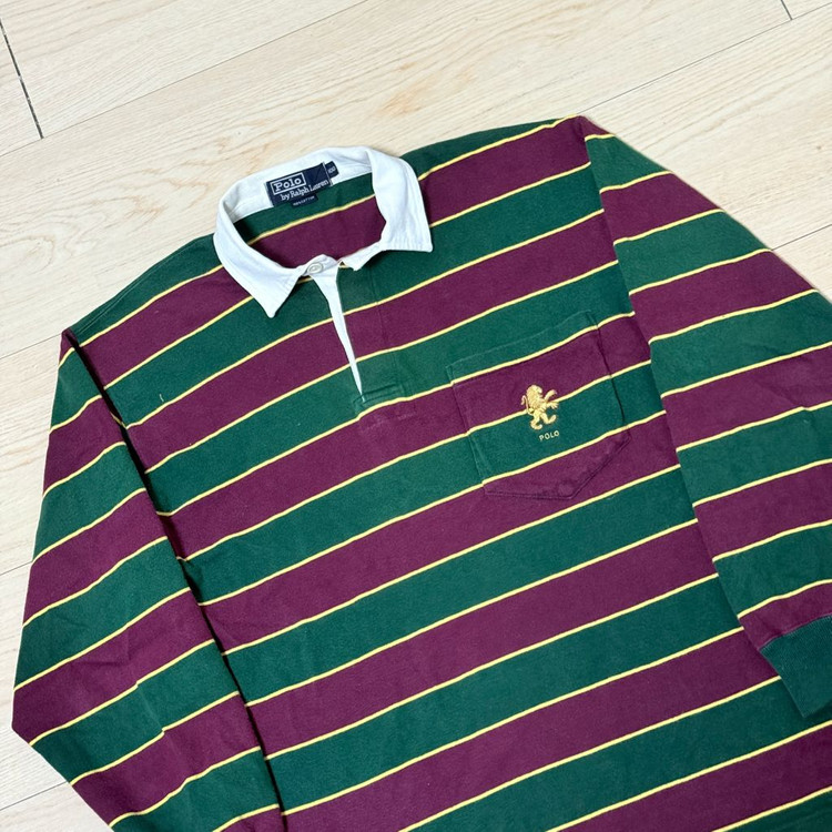 90년대 폴로 랄프로렌 럭비티 100 L 이미지