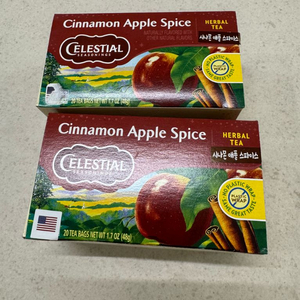 시나몬 애플 스파이스 티백 2박스