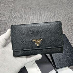 [특가][정품] 프라다 사피아노 카드홀더 반지갑