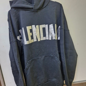 발렌시아가 뉴 테이프 타입 오버사이즈 후드