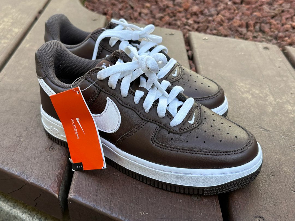 나이키 에어포스 브라운컬러 GS 235 새상품--1