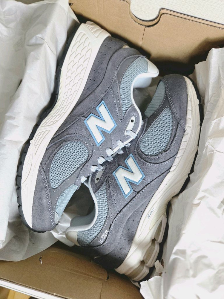 (새상품) 뉴발란스 2002 클래식 운동화 그레이블루--8