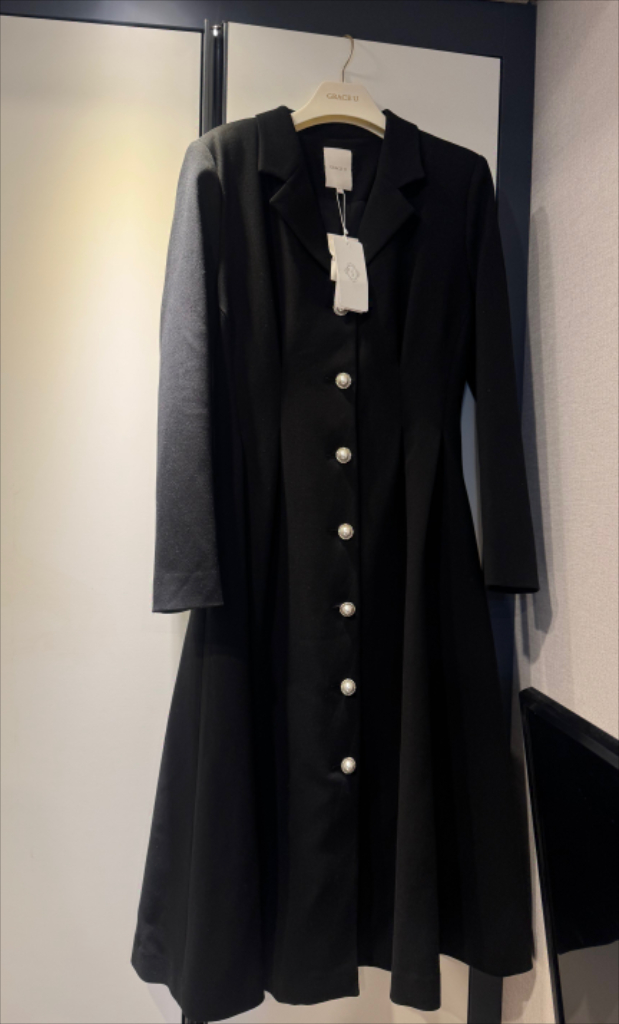 (새상품)그레이스유 샬롯 자켓 원피스(블랙 / 사이즈 L)--5