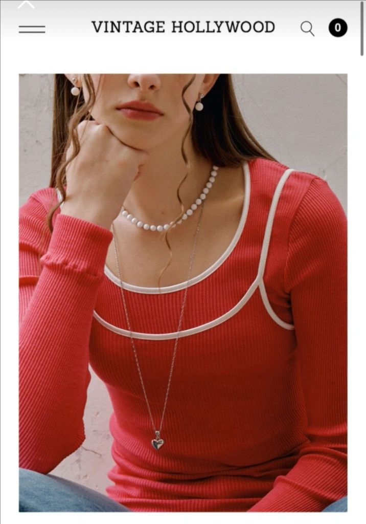 빈티지 헐리우드 실버 볼 목걸이초커--1