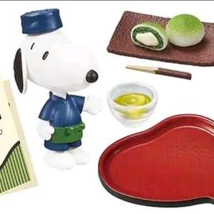 스누피 재패니즈 일본 카페 리멘트 피규어 1번