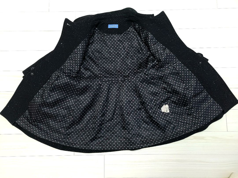 여아코트 120 모이츠 트위드? 더블단추--1