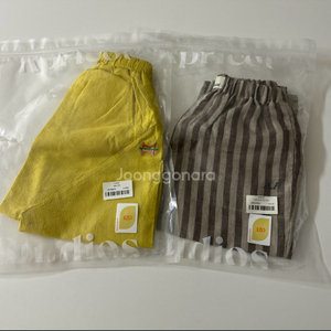 아프리콧스튜디오 여름팬츠 여름바지 120사이즈 새상품