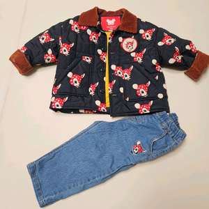 베베드피노 래리 경량패딩100+바지100일괄