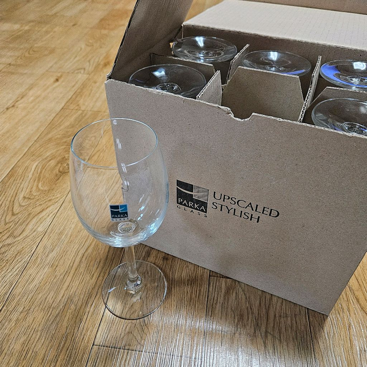 파카 와인잔 6개 세트--1