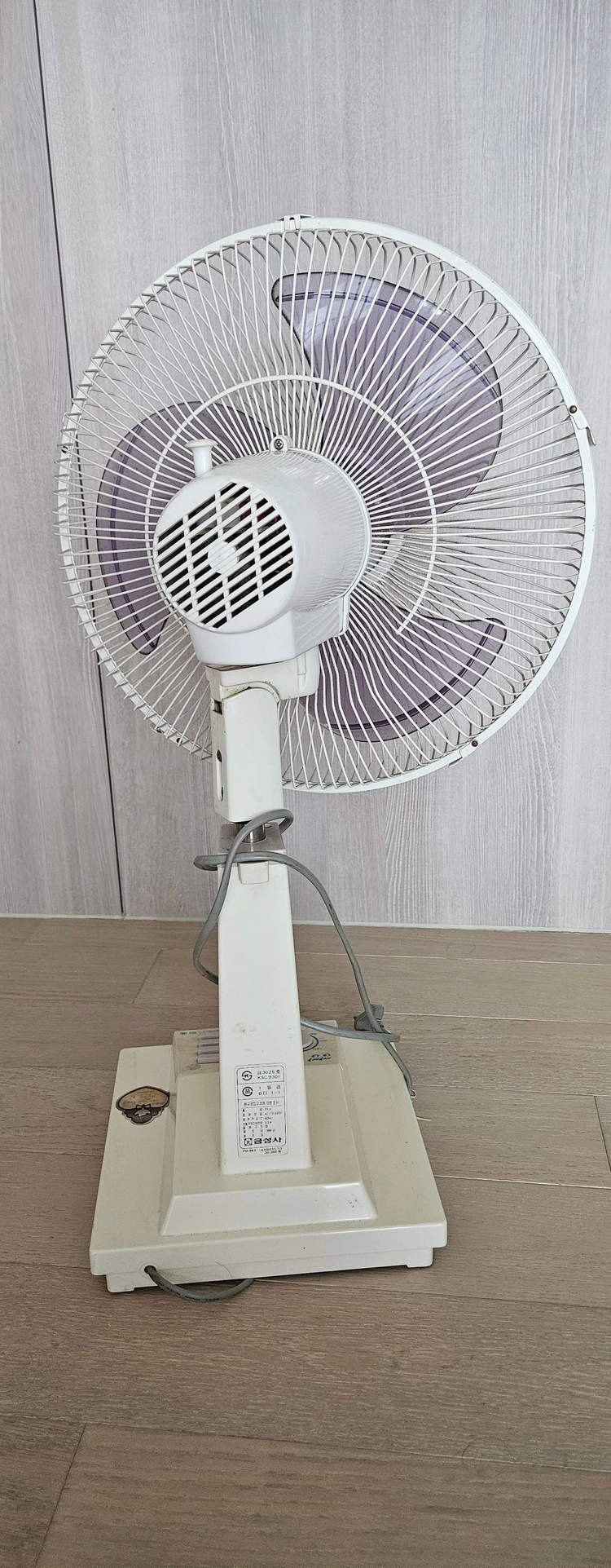 골드스타 레트로 선풍기 판매합니다. 이미지