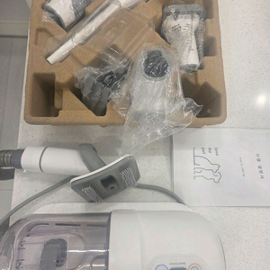 반려견 털 진공청소기 겸 미용바리깡