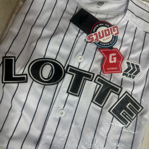 롯데 자이언츠 올드 스트라이프 유니폼