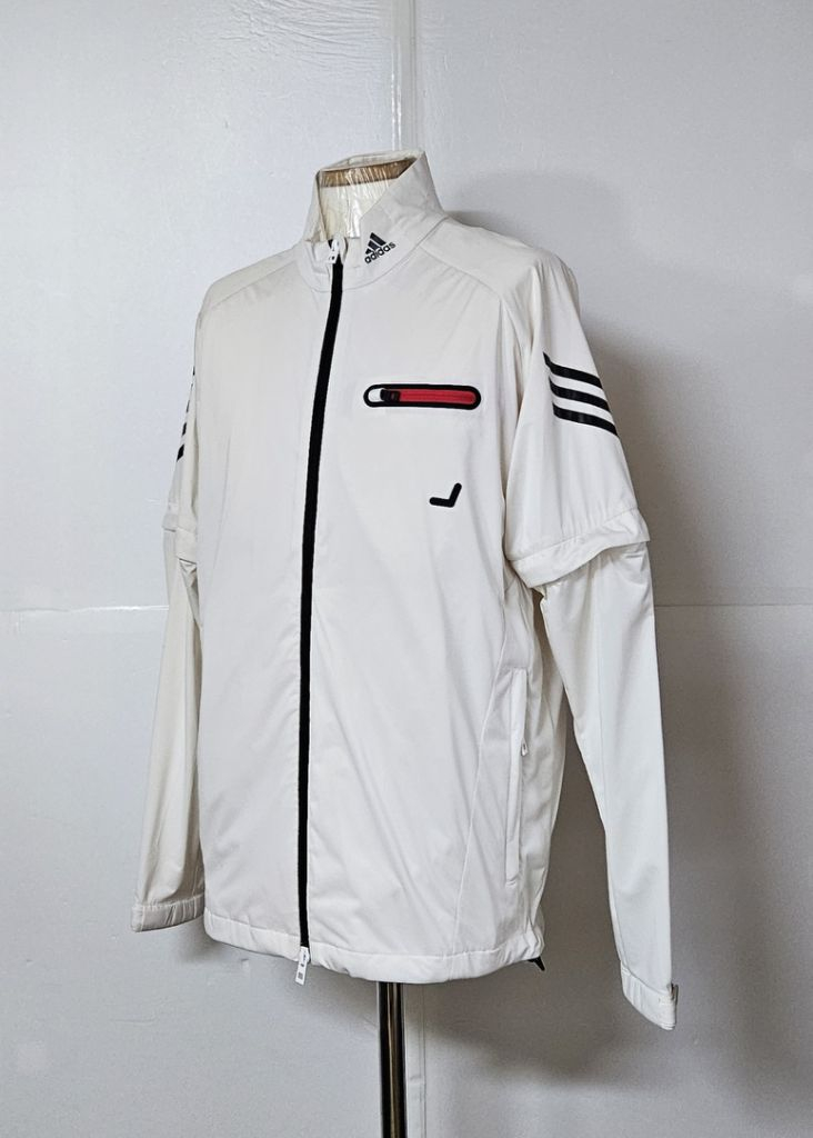 100)아디다스 분리형 고급 바람막이 자켓점퍼 이미지