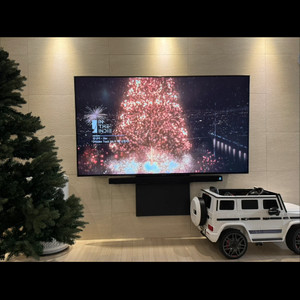 삼성 75인치 QLED TV 벽걸이 QN75Q85RAFXKR (사운드바 / 우퍼스피커 / 무타공 브라켓 포함)