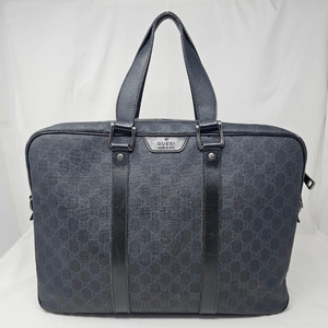 정품 구찌 GG 수프림 블랙 서류 가방