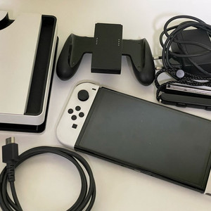 닌텐도 스위치 OLED 화이트 세트