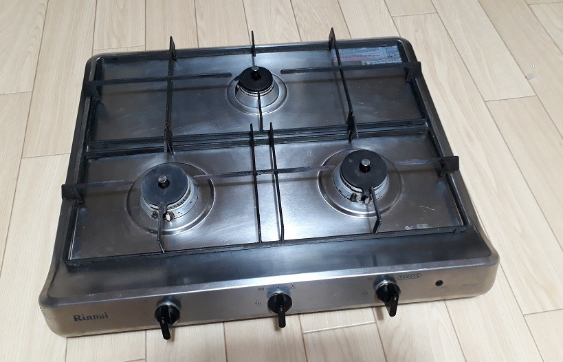 린나이 3구 가스렌지--4