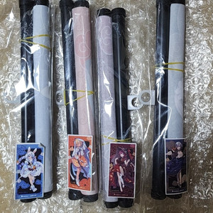 홀로라이브 3기생 애니플러스 콜라보 한복 특전 태피 세트 4개