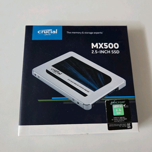 (무배)Crucial MX500 2.5inch SSD 500g 사용안한 제품