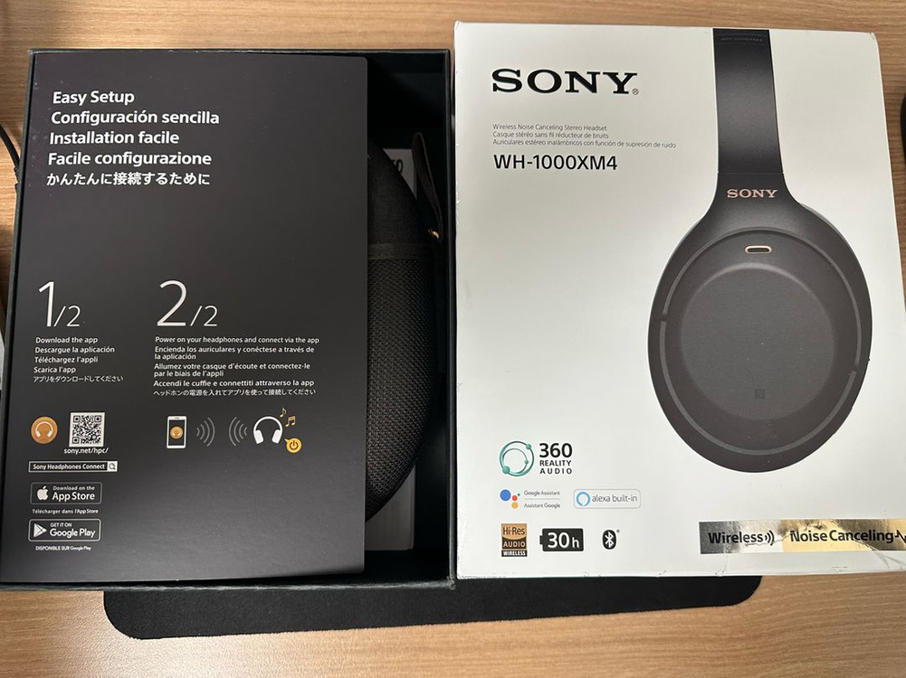 WH-1000XM4 소니 노이즈캔슬링 헤드폰--4