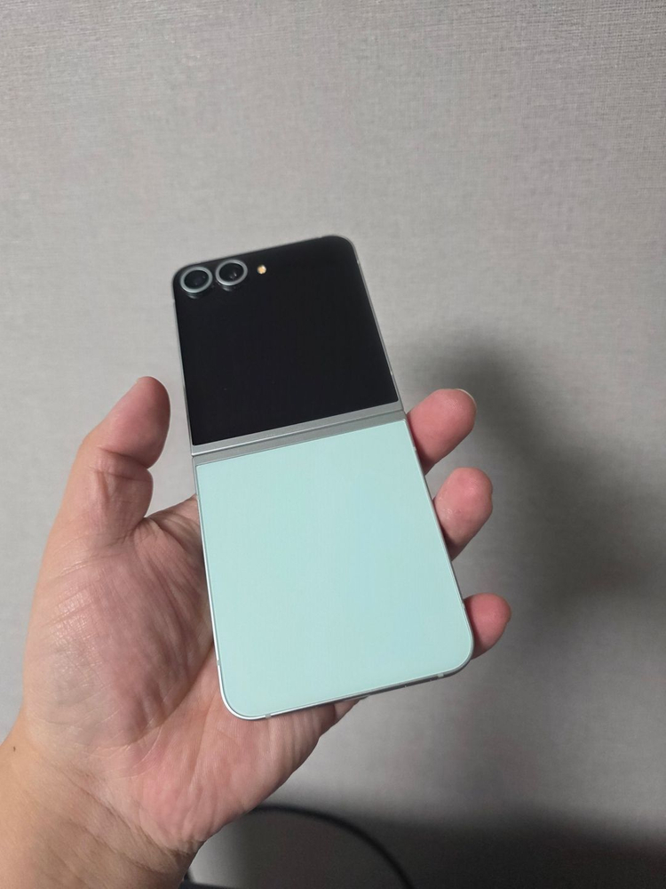 갤럭시 Z플립6 민트 256기가 A급 팝니다 이미지