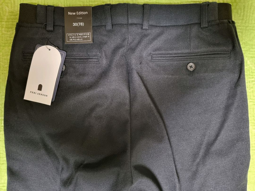 페리젠슨 차콜그레이 컬러 남성용 정장 바지 30(78) 새상품 이미지
