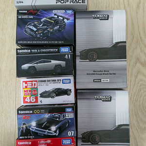 타막 웍스 벤츠 SLS AMG Black 싱가포르 , 팝 레이스 벤츠 CLK-GTR , 토미카 미전시 개봉품 판매