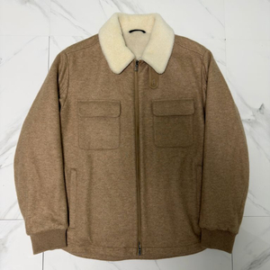 새상품 로로피아나 풀시어링 캐시미어 트리밍 셔츠 자켓 M 백화점택 이미지