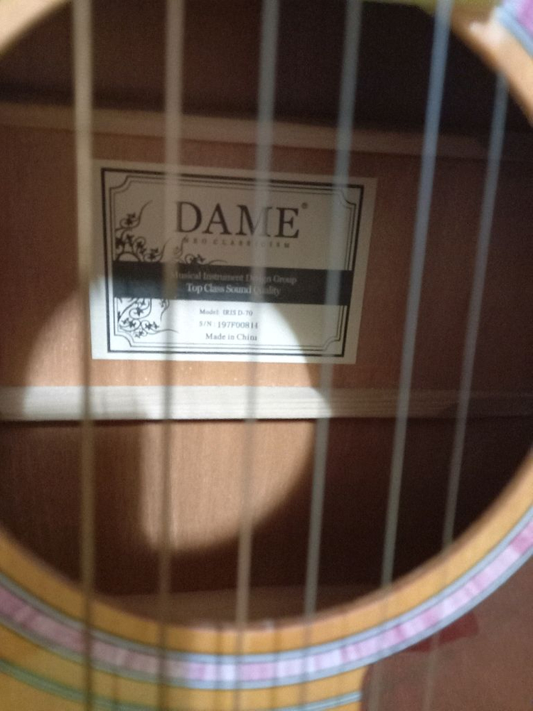 중고 데임 통기타( IRIS D70),가방 50000원--8