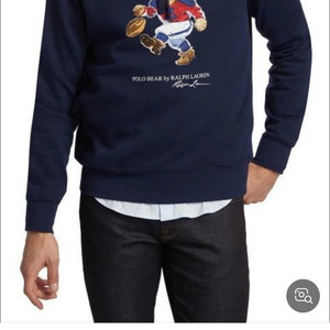 폴로 랄프로렌 베어 럭비 후드티 네이비 이미지